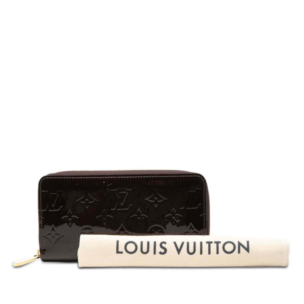 Louis Vuitton Monogram Vernis Zippy Wallet Round Zipper Long M90416 Amarante ... - Picture 8 of 8